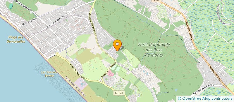 localisation de l'entreprise MONSIEUR ABBES GUESSOUM  SAINT-JEAN-DE-MONTS