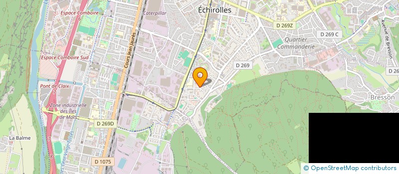 localisation de l'entreprise MONSIEUR ABBES HAMADA à ECHIROLLES