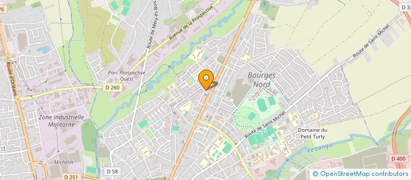 localisation de l'entreprise MONSIEUR ABBES HETTAK  BOURGES