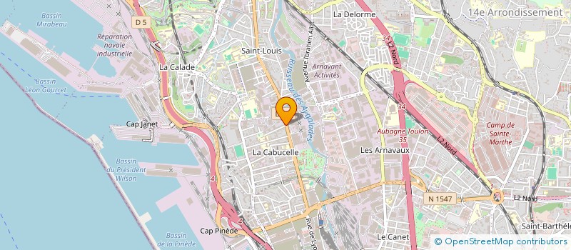 localisation de l'entreprise MONSIEUR ABBES ROUISSI à MARSEILLE
