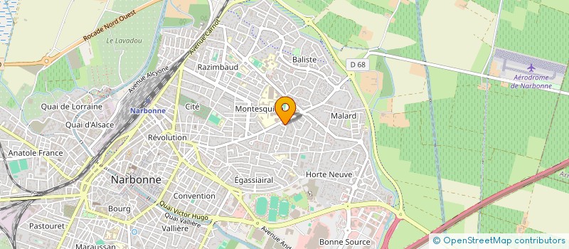 localisation de l'entreprise MONSIEUR ABBES SEGUEG  NARBONNE