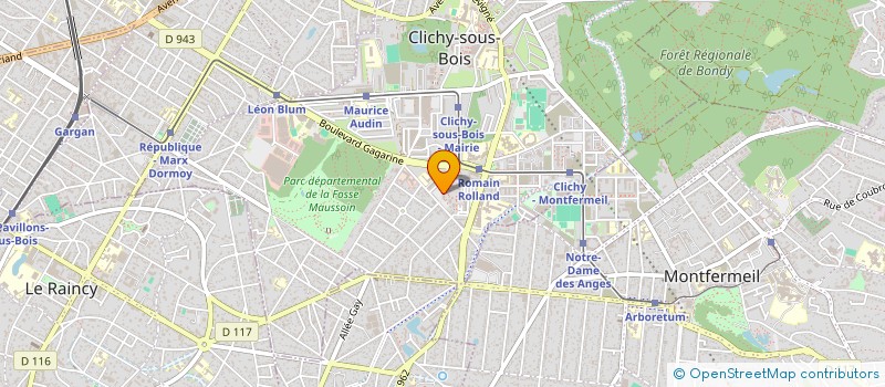 localisation de l'entreprise MONSIEUR ABBESS ARABAT à CLICHY-SOUS-BOIS