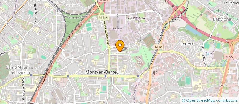 localisation de l'entreprise MONSIEUR ABBOU MEHADJI à MONS-EN-BARŒUL