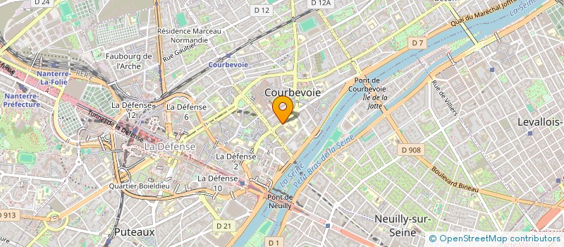 localisation de l'entreprise MONSIEUR ABBOUL BAH à COURBEVOIE
