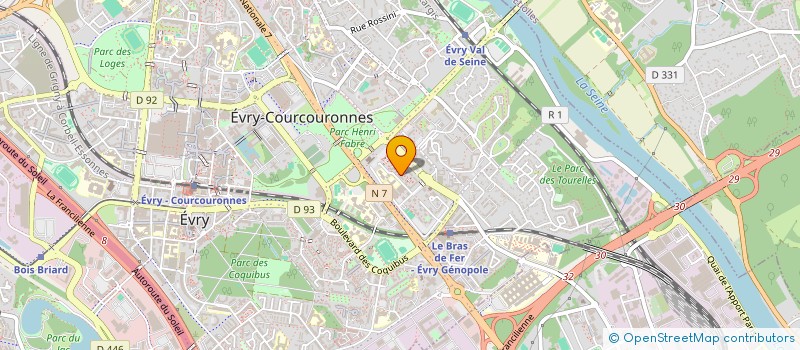 localisation de l'entreprise MONSIEUR ABD-ALLAH BOUZAIR à EVRY-COURCOURONNES