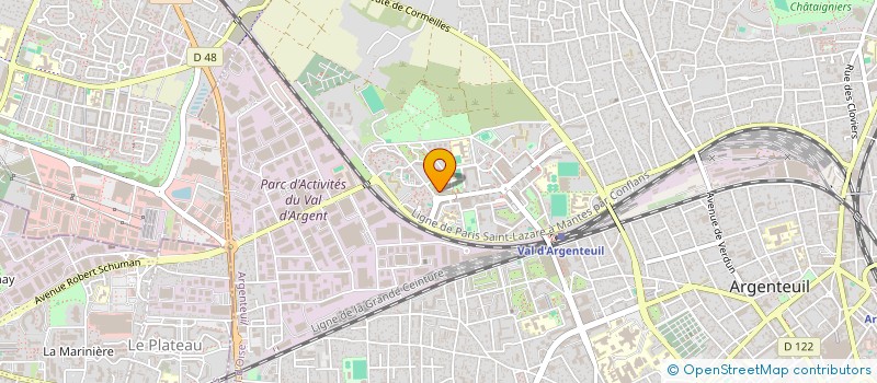 localisation de l'entreprise MONSIEUR ABD ARAB  ARGENTEUIL