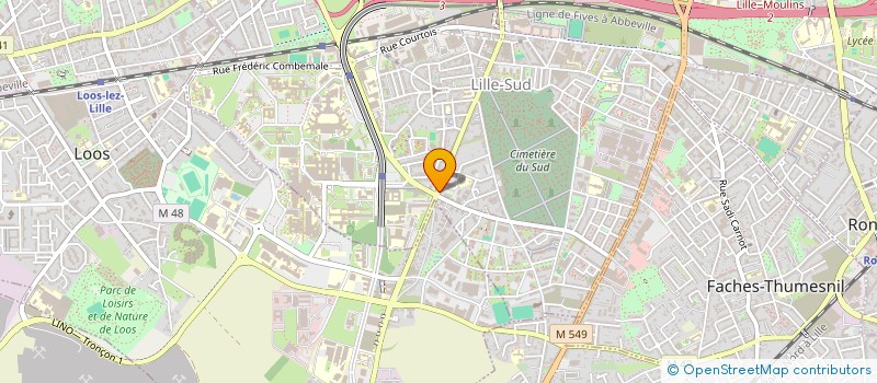 localisation de l'entreprise MONSIEUR ABD-ASSATAR GUENDOUZ à LILLE