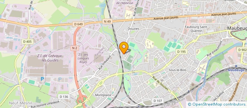 localisation de l'entreprise MONSIEUR ABD EL HALIM GORMI  MAUBEUGE