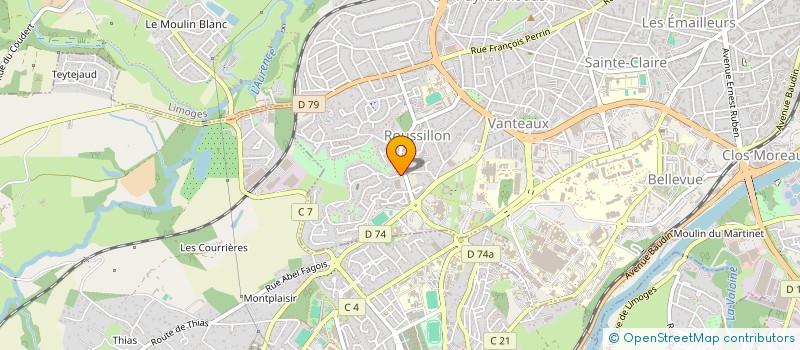 localisation de l'entreprise MONSIEUR ABD-EL-HALIM KOUCHIH à LIMOGES