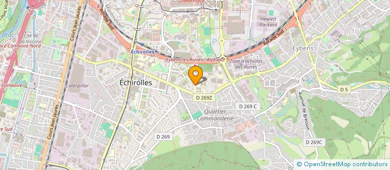 localisation de l'entreprise MONSIEUR ABD-EL-KARIM ZITOUNI à ECHIROLLES