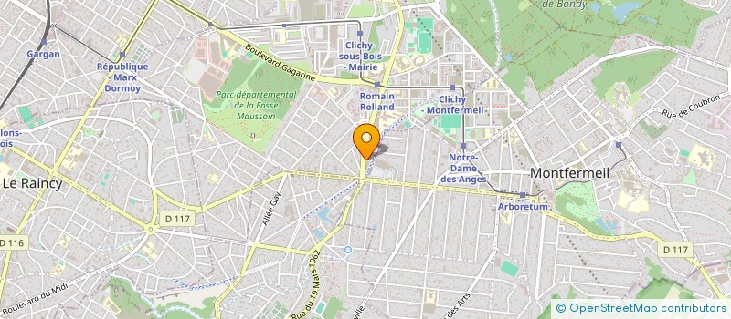 localisation de l'entreprise MONSIEUR ABD-EL-MELIK-AHMED BELHADJINE à CLICHY-SOUS-BOIS