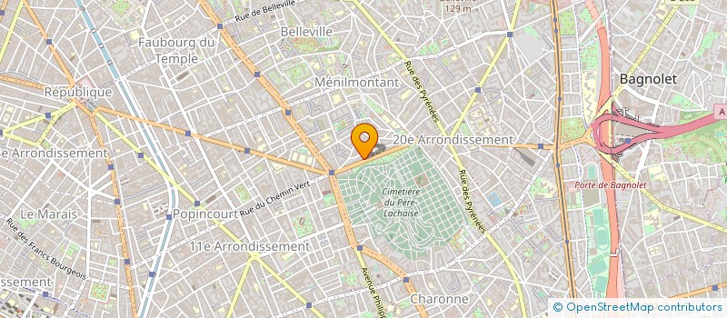 localisation de l'entreprise MONSIEUR ABD-EL TAHARI à PARIS