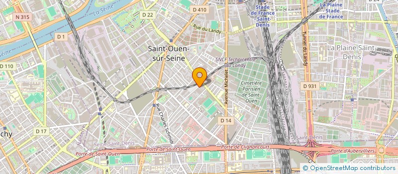 localisation de l'entreprise MONSIEUR ABD ELHAKIM MEKIDECHE à SAINT-OUEN-SUR-SEINE