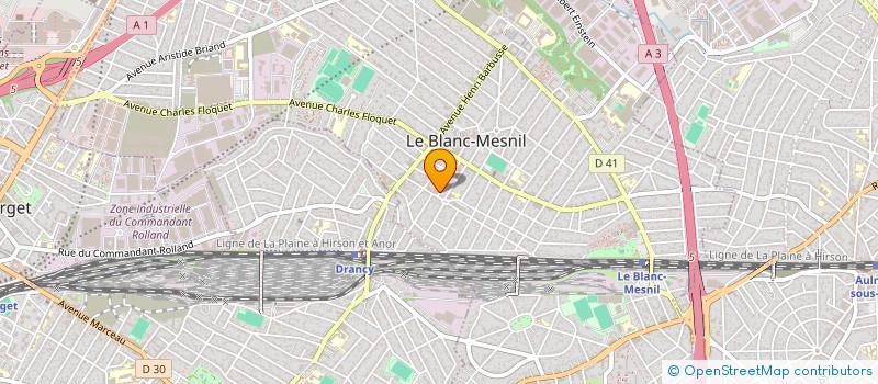 localisation de l'entreprise MONSIEUR ABD ELNAGGAR à LE BLANC-MESNIL