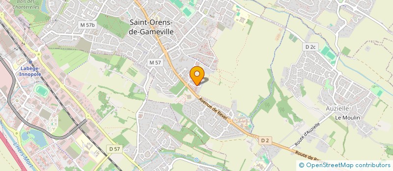 localisation de l'entreprise MONSIEUR ABD ESSELEM ZAHI  SAINT-ORENS-DE-GAMEVILLE