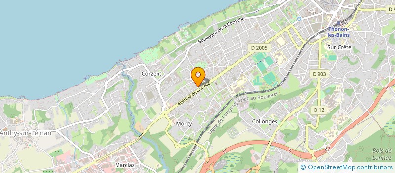 localisation de l'entreprise MONSIEUR ABD GAZIT à THONON-LES-BAINS