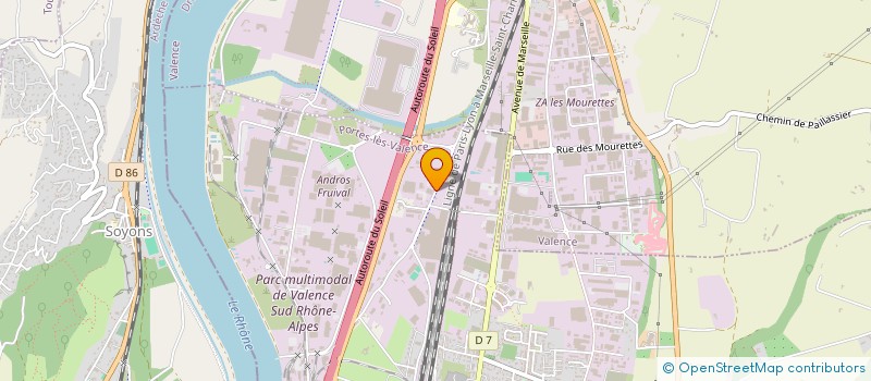 localisation de l'entreprise MONSIEUR ABD-ILLAH MOUSTAKIM à PORTES-LES-VALENCE