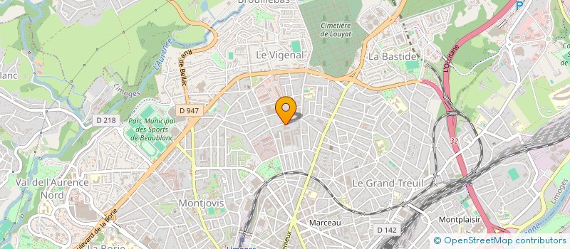 localisation de l'entreprise MONSIEUR ABD YOUBI à LIMOGES