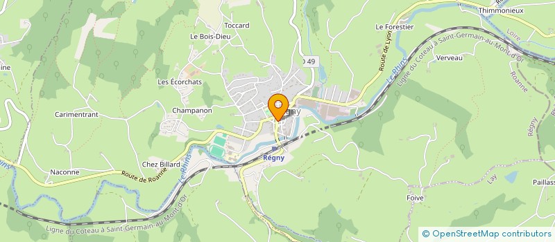 localisation de l'entreprise MONSIEUR ABDALAH ZAAG  REGNY