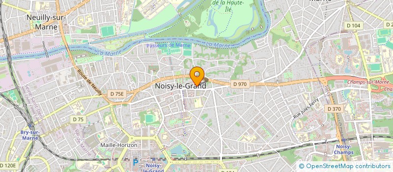 localisation de l'entreprise MONSIEUR ABDALATI KADER ABRAHEM  NOISY-LE-GRAND