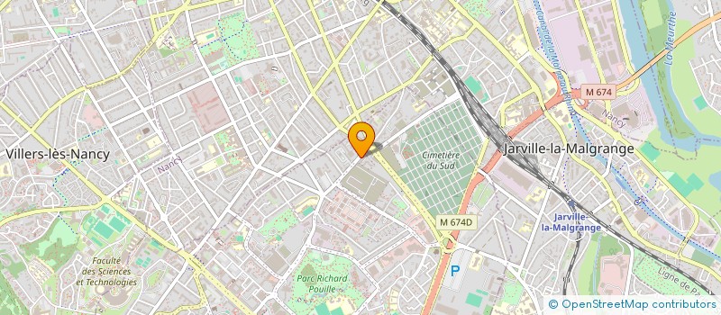 localisation de l'entreprise MONSIEUR ABDALAZIZE KIBOUCH  VANDUVRE-LES-NANCY