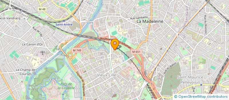 localisation de l'entreprise MONSIEUR ABDALGHANI ABDALKAREIM  LILLE