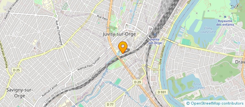 localisation de l'entreprise MONSIEUR ABDALHA KAWAMI à JUVISY-SUR-ORGE