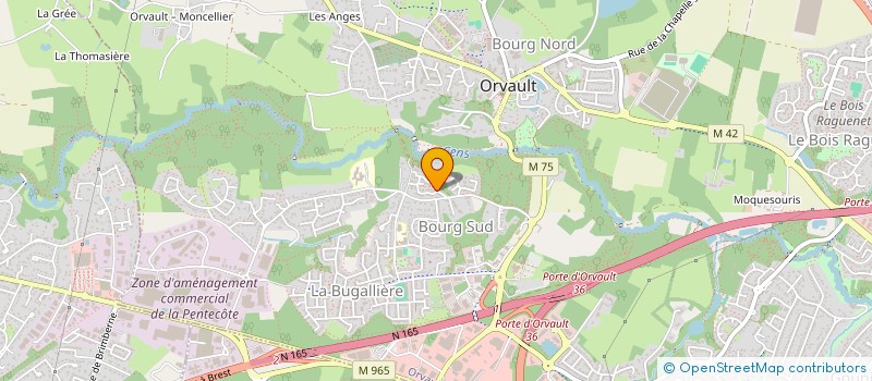 localisation de l'entreprise MONSIEUR ABDALLA KHAMIS MOUSSA à ORVAULT