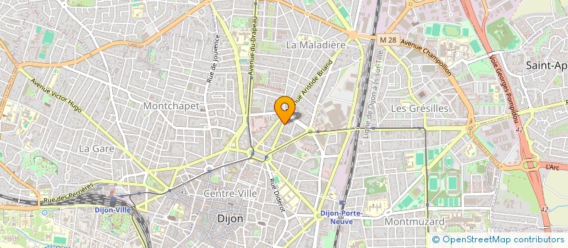 localisation de l'entreprise MONSIEUR ABDALLAH ABAKAR RAMADAN  DIJON