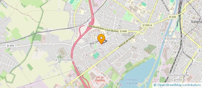 localisation de l'entreprise MONSIEUR ABDALLAH ABDELGADER IBRAHIM  VALENCIENNES