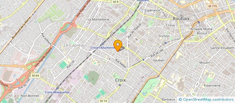 localisation de l'entreprise MONSIEUR ABDALLAH AFRIAD à CROIX