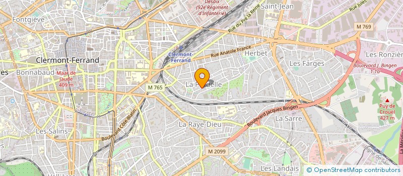 localisation de l'entreprise MONSIEUR ABDALLAH AHMED à CLERMONT-FERRAND