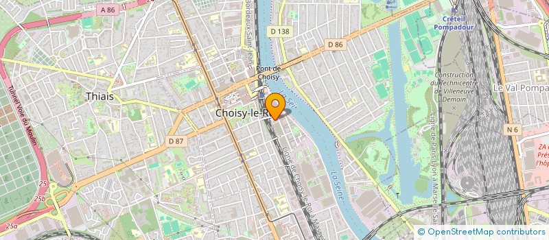 localisation de l'entreprise MONSIEUR ABDALLAH AHMED HAMDAN AHMED  CHOISY-LE-ROI