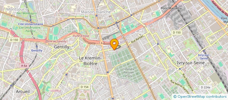 localisation de l'entreprise MONSIEUR ABDALLAH AHMED MOHAMED  LE KREMLIN-BICETRE