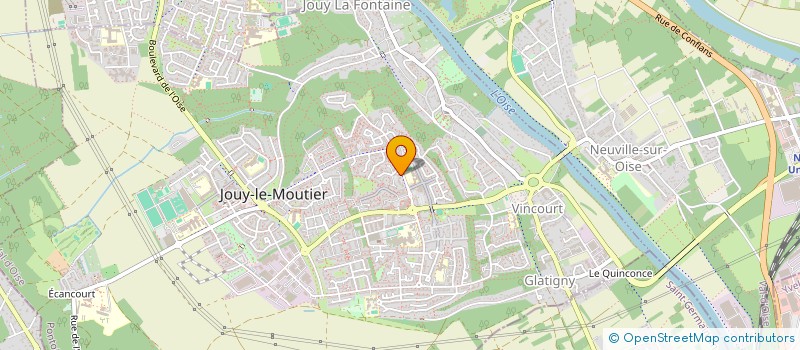 localisation de l'entreprise MONSIEUR ABDALLAH AISSAOUI  JOUY-LE-MOUTIER