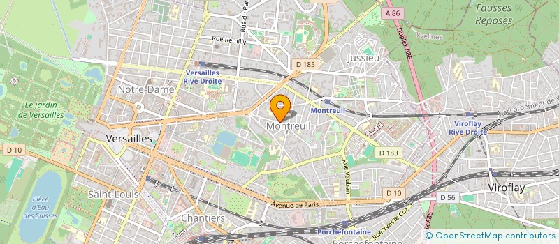 localisation de l'entreprise MONSIEUR ABDALLAH AIT MOULOUD à VERSAILLES