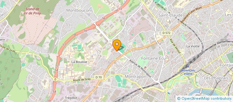 localisation de l'entreprise MONSIEUR ABDALLAH AMARACHE  BESANCON