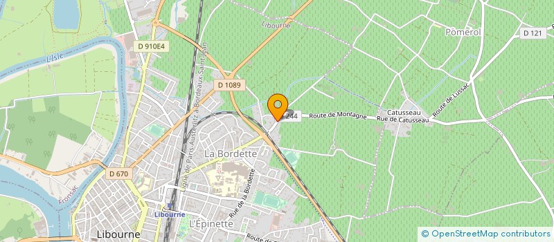 localisation de l'entreprise MONSIEUR ABDALLAH AMENSAG  LIBOURNE