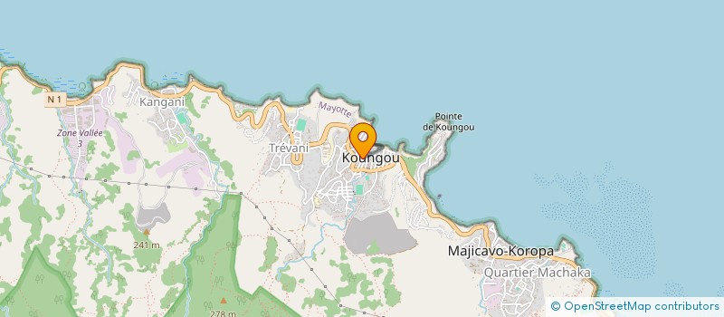 localisation de l'entreprise MONSIEUR ABDALLAH AMIR  KOUNGOU