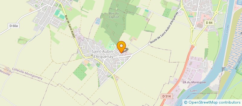 localisation de l'entreprise MONSIEUR ABDALLAH AMOURI  SAINT-AUBIN-D'ARQUENAY