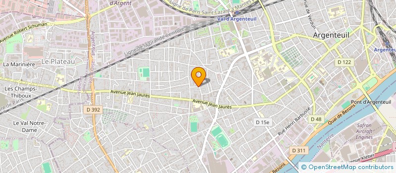 localisation de l'entreprise MONSIEUR ABDALLAH ANAJJAR  ARGENTEUIL