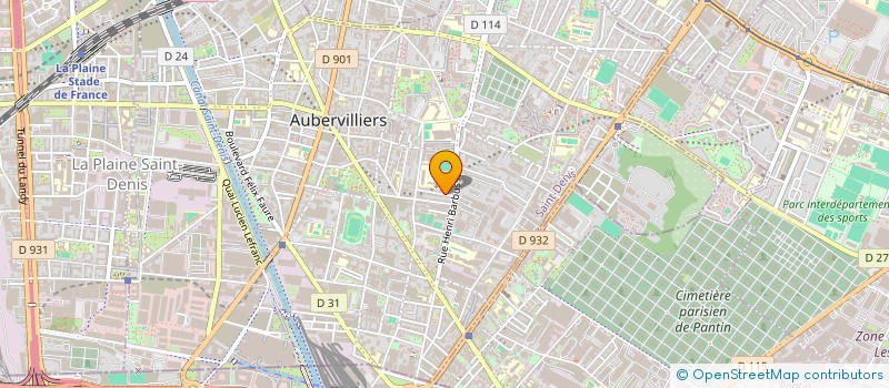 localisation de l'entreprise MONSIEUR ABDALLAH ANOUD  AUBERVILLIERS