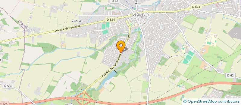 localisation de l'entreprise MONSIEUR ABDALLAH AOUAD  LEGUEVIN