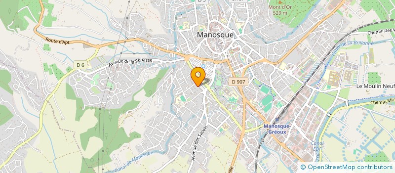 localisation de l'entreprise MONSIEUR ABDALLAH ASLOUGH à MANOSQUE
