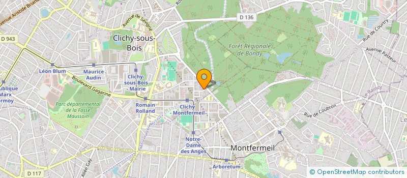 localisation de l'entreprise MONSIEUR ABDALLAH BEJAOUI à CLICHY-SOUS-BOIS