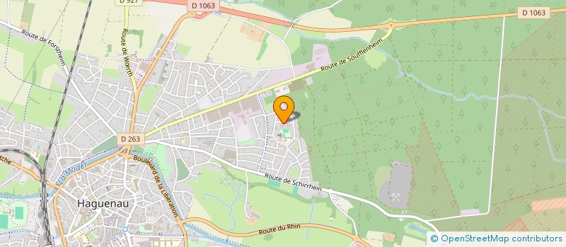 localisation de l'entreprise MONSIEUR ABDALLAH BEN GAIED  HAGUENAU