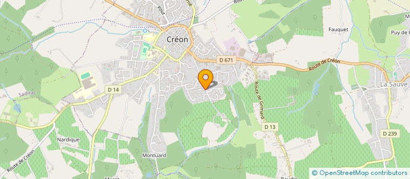 localisation de l'entreprise MONSIEUR ABDALLAH BEN MOHAMED  CREON