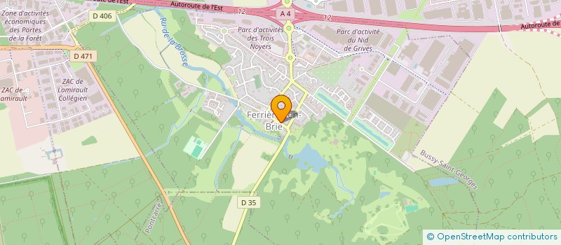 localisation de l'entreprise MONSIEUR ABDALLAH BEN NAKIB  FERRIERES-EN-BRIE