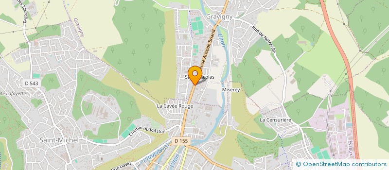localisation de l'entreprise MONSIEUR ABDALLAH BENBOUZID à GRAVIGNY