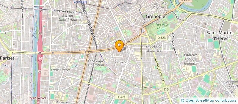 localisation de l'entreprise MONSIEUR ABDALLAH BENDAOUD à GRENOBLE